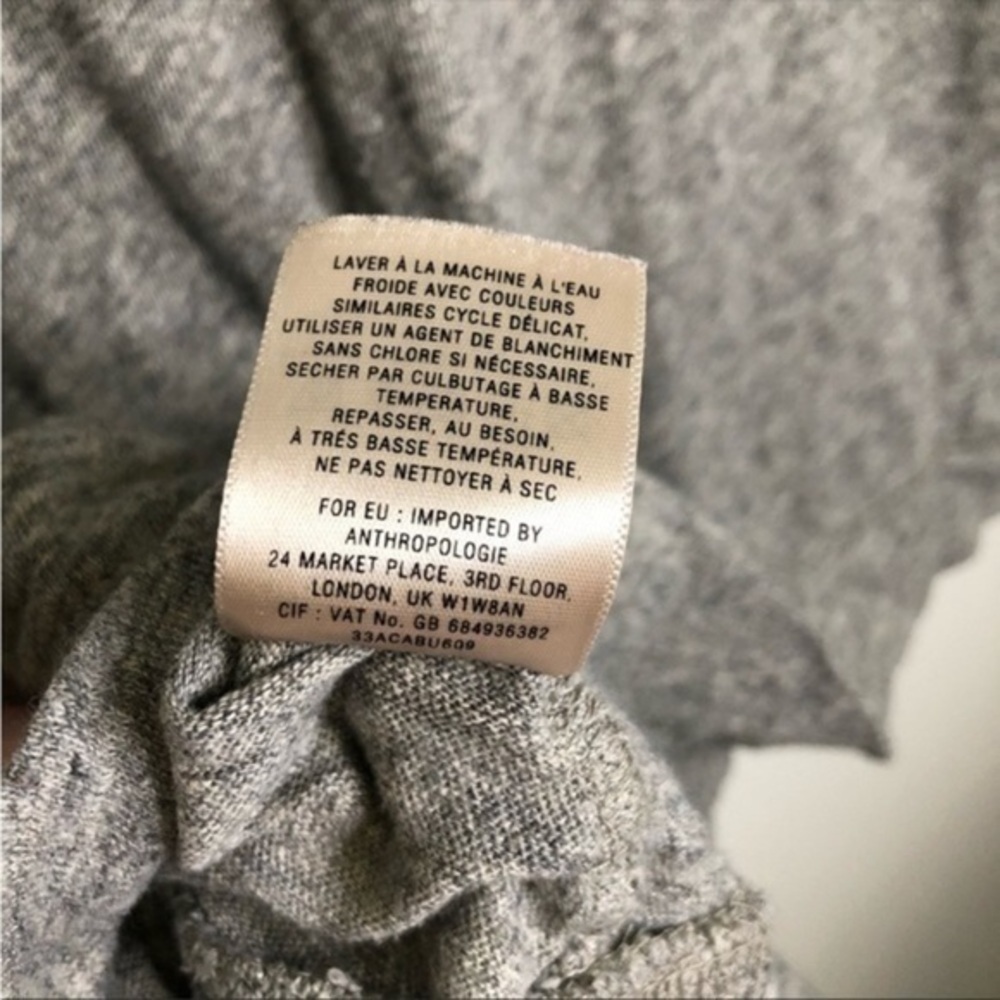 Anthropologie Postmark Eyelet Lace Tie-Back Top – Size Small - Picture 10 of 11